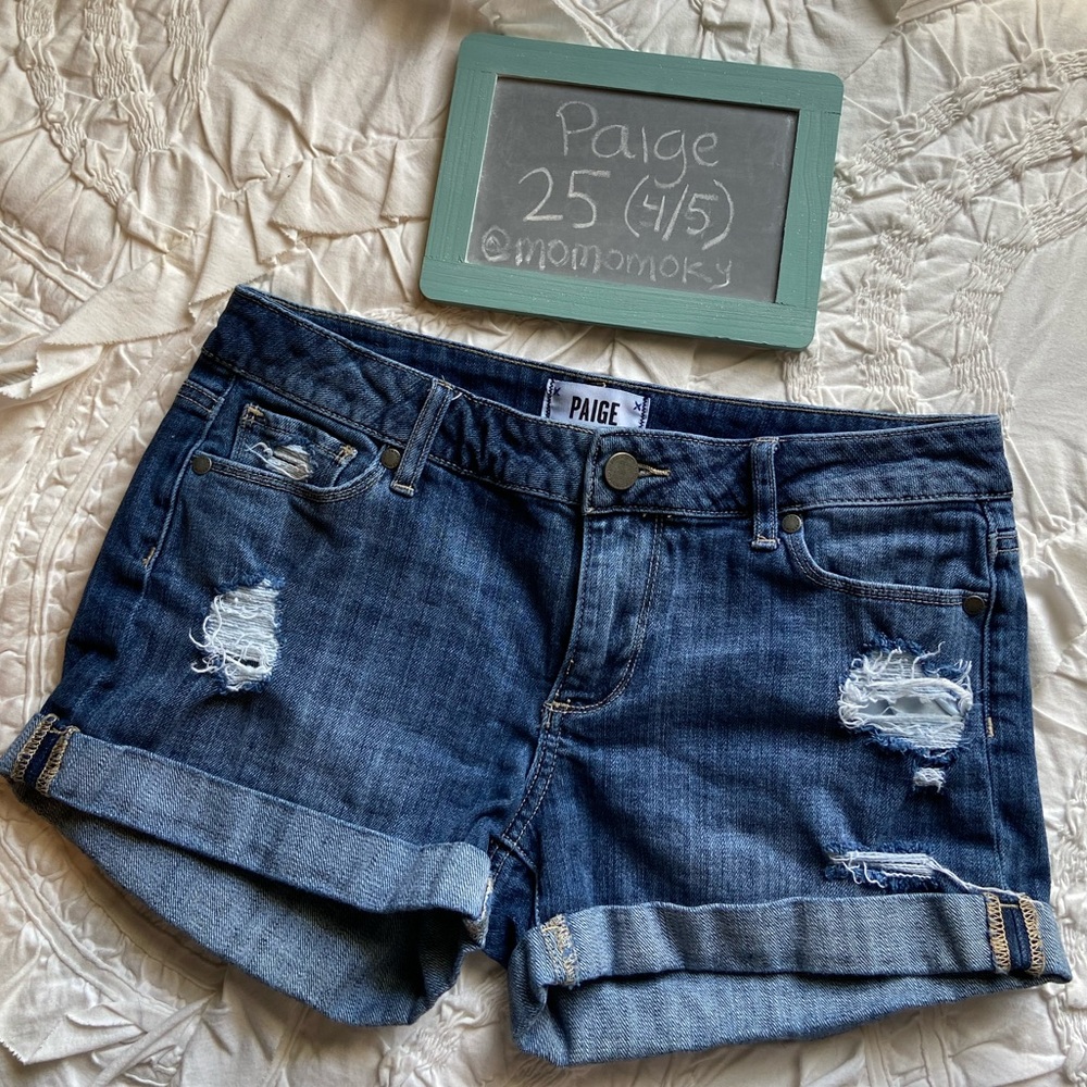 Paige Denim Shorts 25 EUC